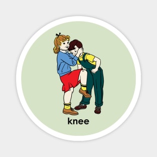 Self Defense Flash Cards: Knee Magnet